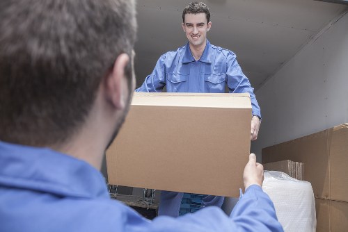 Man and van removals service in a Lewisham residential area