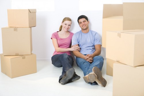 Packing services and moving boxes for a Lewisham home relocation