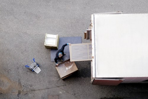Reusable furniture and household goods being set aside for charity donation