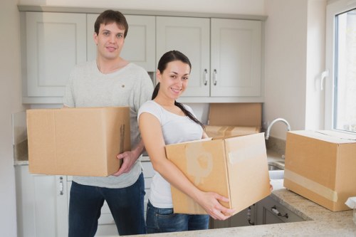 Lewisham student removals service with boxes and furniture